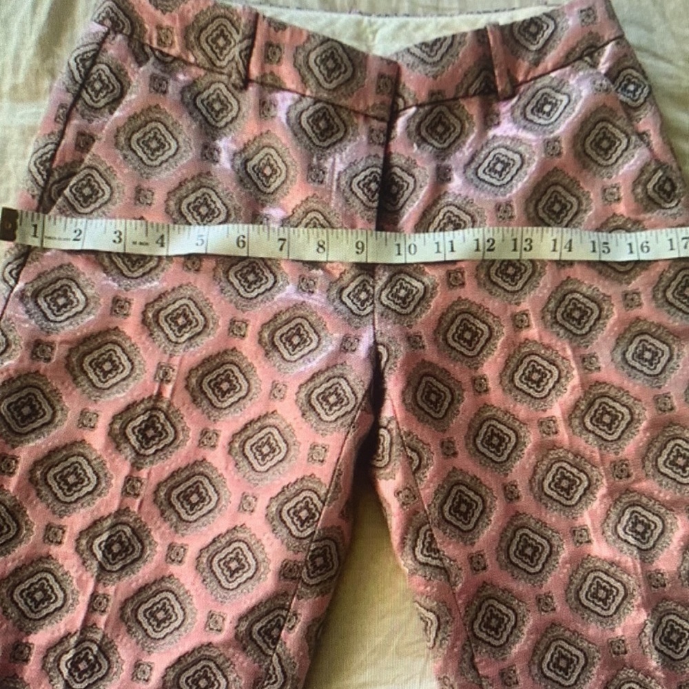 Pink Geometric Patterned Pants - Picture 5 of 5